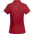 Red - Back - Roly Womens-Ladies Polo Shirt