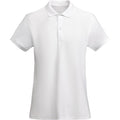 White - Front - Roly Womens-Ladies Polo Shirt