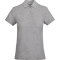 Grey Marl - Front - Roly Womens-Ladies Polo Shirt