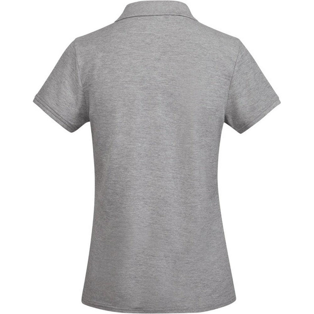 Grey Marl - Back - Roly Womens-Ladies Polo Shirt