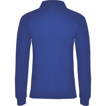 Royal Blue - Back - Roly Womens-Ladies Estrella Long-Sleeved Polo Shirt