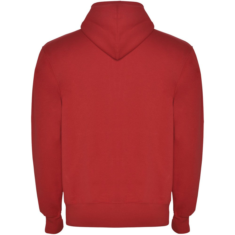 Red - Back - Roly Unisex Adult Montblanc Full Zip Hoodie