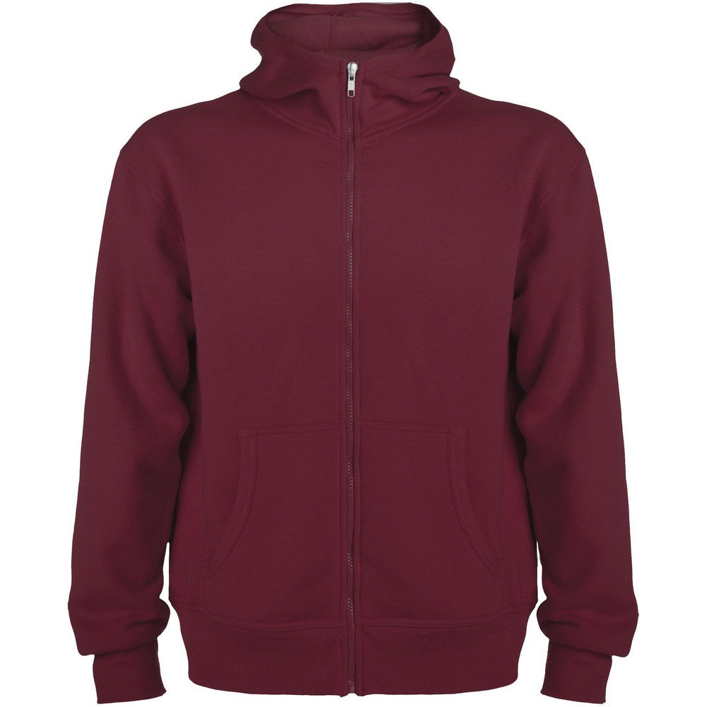 Garnet - Front - Roly Unisex Adult Montblanc Full Zip Hoodie