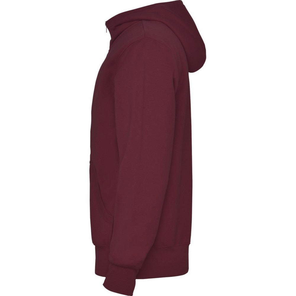 Garnet - Side - Roly Unisex Adult Montblanc Full Zip Hoodie
