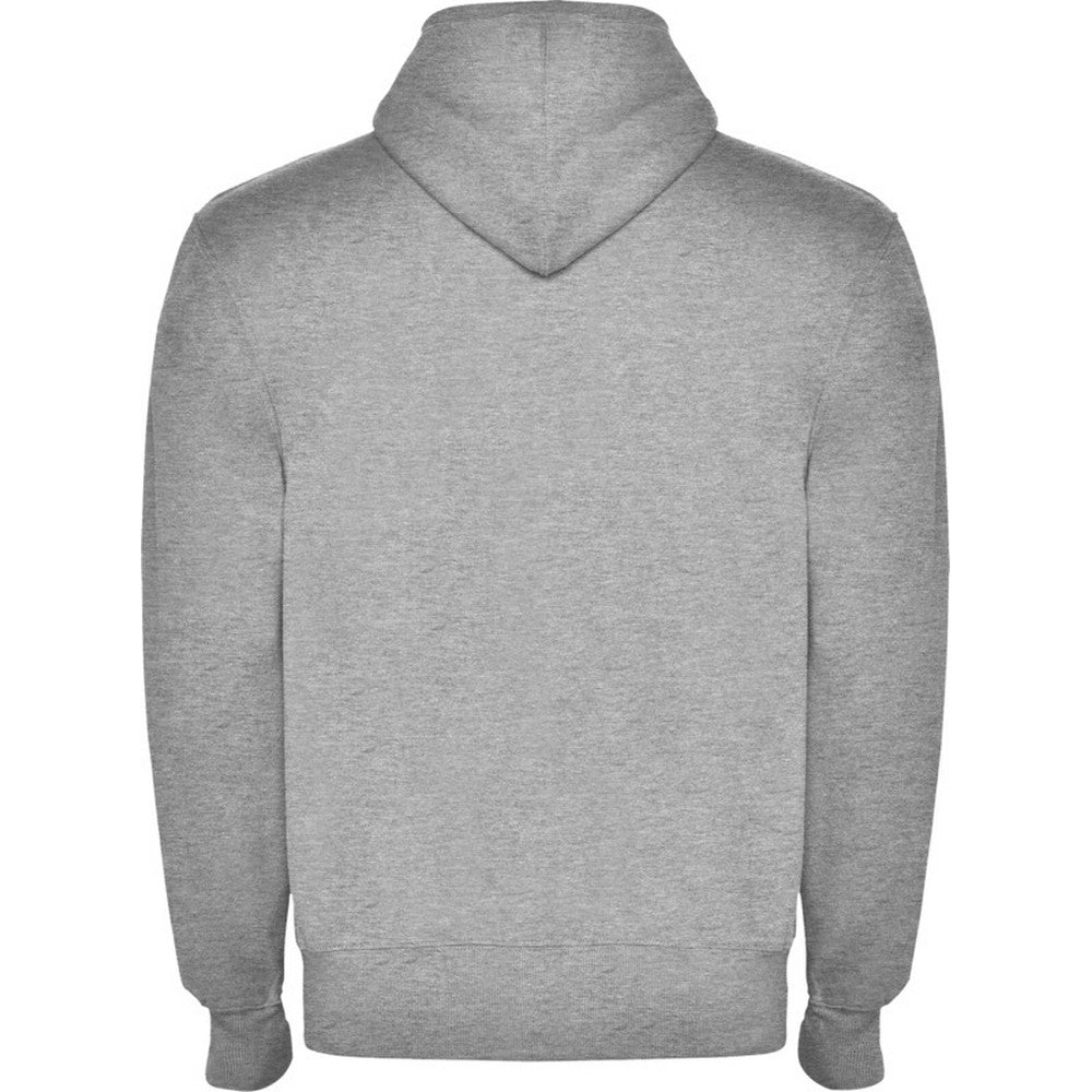 Grey Marl - Back - Roly Unisex Adult Montblanc Full Zip Hoodie