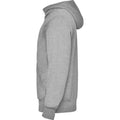 Grey Marl - Side - Roly Unisex Adult Montblanc Full Zip Hoodie