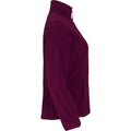 Garnet - Side - Roly Womens-Ladies Artic Full Zip Fleece Jacket
