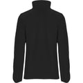 Solid Black - Back - Roly Womens-Ladies Artic Full Zip Fleece Jacket