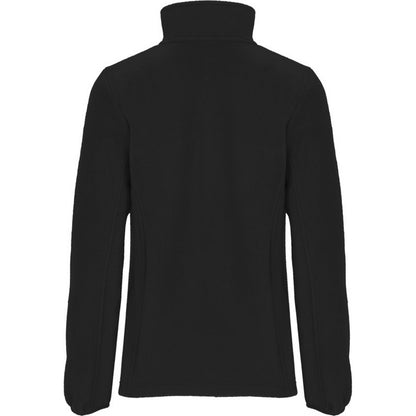 Solid Black - Back - Roly Womens-Ladies Artic Full Zip Fleece Jacket