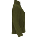 Bottle Green - Side - Roly Womens-Ladies Artic Full Zip Fleece Jacket