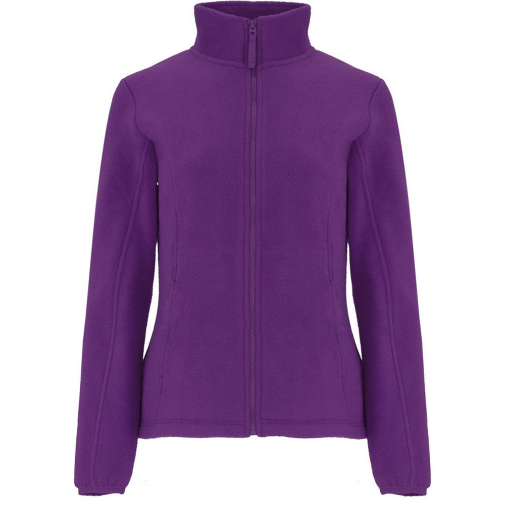 Purple - Front - Roly Womens-Ladies Artic Full Zip Fleece Jacket