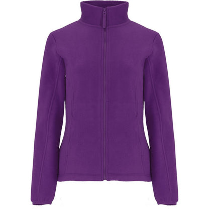 Purple - Front - Roly Womens-Ladies Artic Full Zip Fleece Jacket
