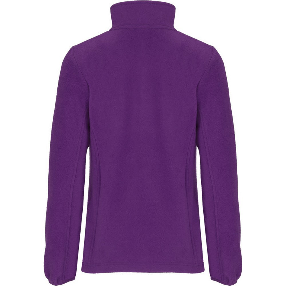 Purple - Back - Roly Womens-Ladies Artic Full Zip Fleece Jacket