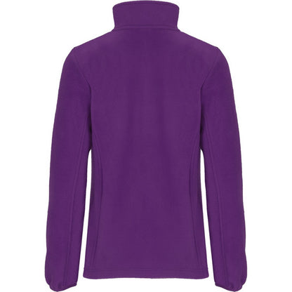 Purple - Back - Roly Womens-Ladies Artic Full Zip Fleece Jacket