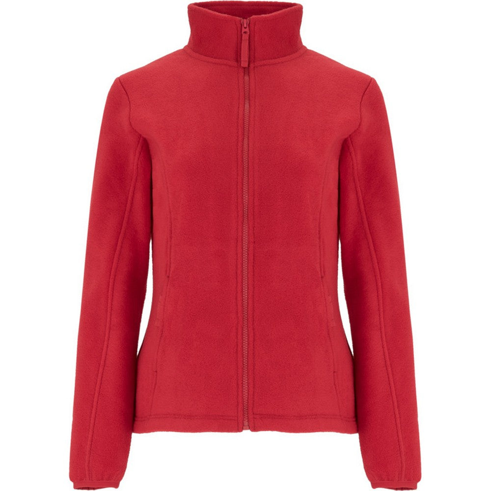 Red - Front - Roly Womens-Ladies Artic Full Zip Fleece Jacket