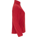 Red - Side - Roly Womens-Ladies Artic Full Zip Fleece Jacket
