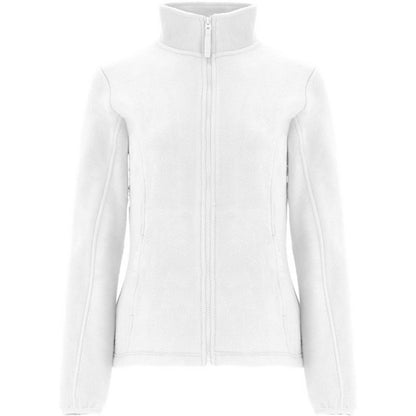 White - Front - Roly Womens-Ladies Artic Full Zip Fleece Jacket