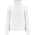 White - Front - Roly Womens-Ladies Artic Full Zip Fleece Jacket