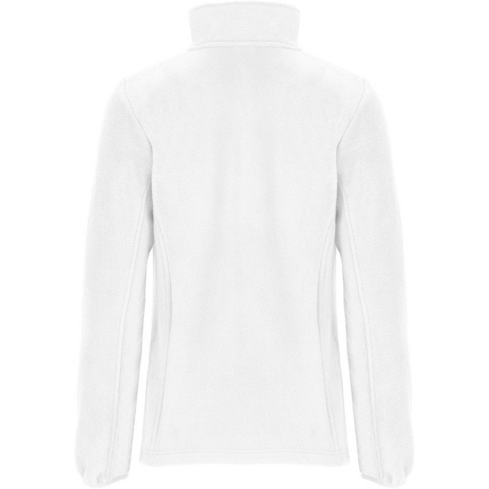 White - Back - Roly Womens-Ladies Artic Full Zip Fleece Jacket