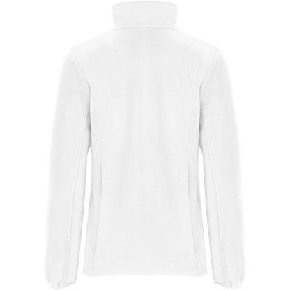 White - Back - Roly Womens-Ladies Artic Full Zip Fleece Jacket