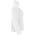 White - Side - Roly Womens-Ladies Artic Full Zip Fleece Jacket