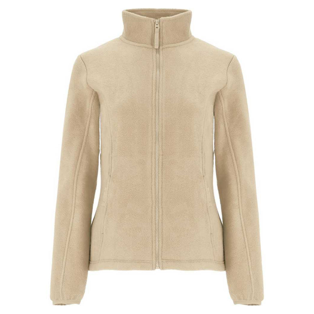 Sand - Front - Roly Womens-Ladies Artic Full Zip Fleece Jacket