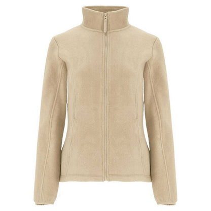 Sand - Front - Roly Womens-Ladies Artic Full Zip Fleece Jacket