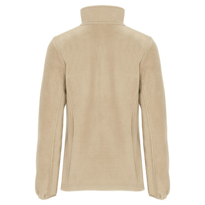 Sand - Back - Roly Womens-Ladies Artic Full Zip Fleece Jacket