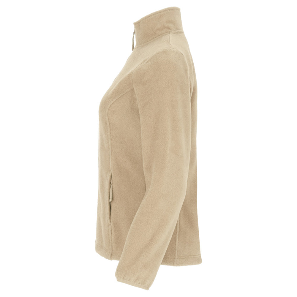 Sand - Side - Roly Womens-Ladies Artic Full Zip Fleece Jacket