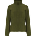 Bottle Green - Front - Roly Womens-Ladies Artic Full Zip Fleece Jacket