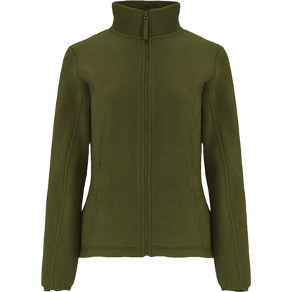 Bottle Green - Front - Roly Womens-Ladies Artic Full Zip Fleece Jacket