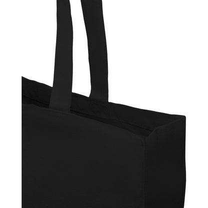 Solid Black - Back - Odessa Recycled Tote Bag