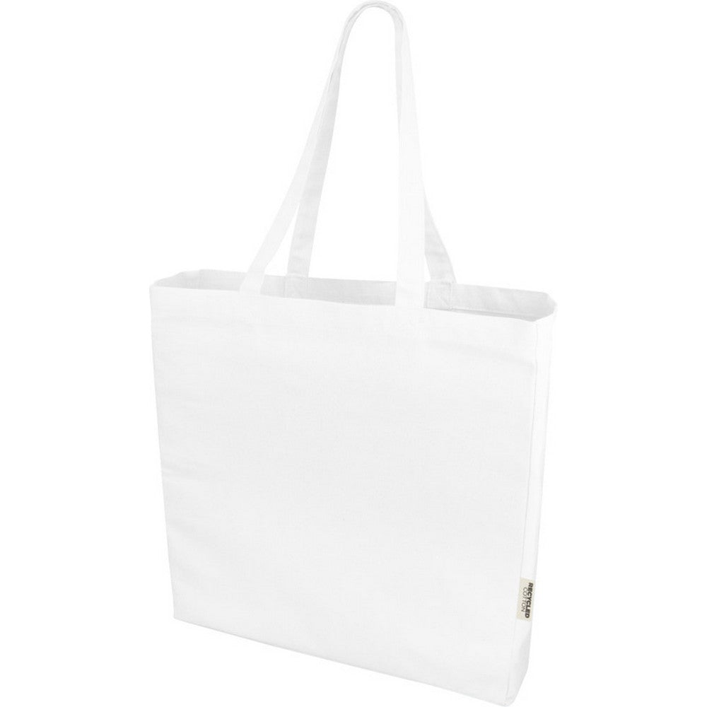 White - Side - Odessa Recycled Tote Bag