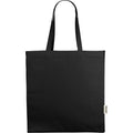 Solid Black - Front - Odessa Recycled Tote Bag