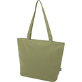 Olive - Lifestyle - Panama Recycled Zipped 20L Tote Bag