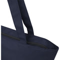 Navy - Side - Panama Recycled Zipped 20L Tote Bag