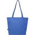 Royal Blue - Front - Panama Recycled Zipped 20L Tote Bag