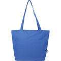 Royal Blue - Back - Panama Recycled Zipped 20L Tote Bag