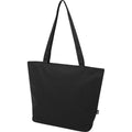Solid Black - Lifestyle - Panama Recycled Zipped 20L Tote Bag