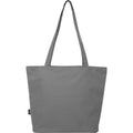 Grey - Front - Panama Recycled Zipped 20L Tote Bag