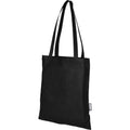 Solid Black - Side - Zeus Recycled 6L Tote Bag