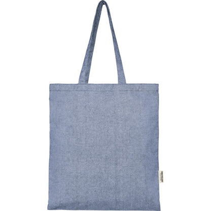 Heather Blue - Front - Pheebs Recycled Tote Bag