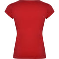 Red - Back - Roly Womens-Ladies Belice T-Shirt