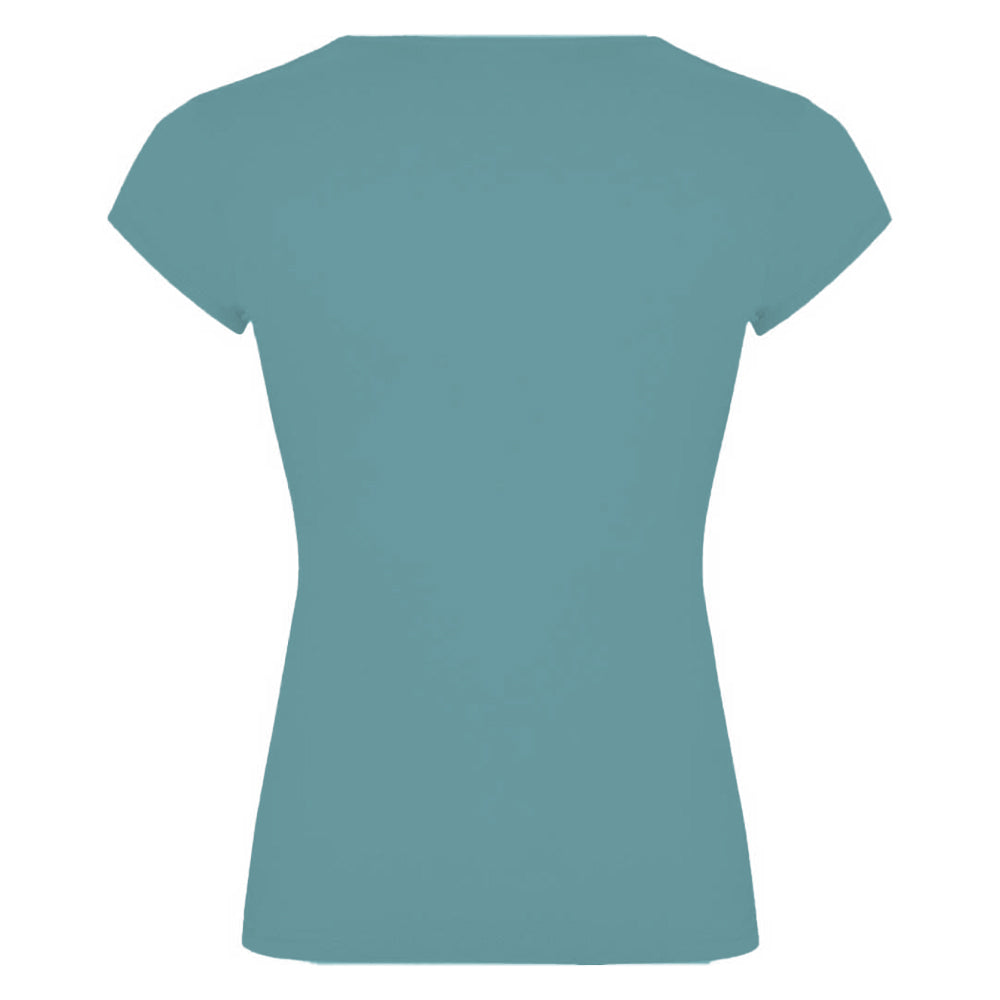Dusty Blue - Back - Roly Womens-Ladies Belice T-Shirt