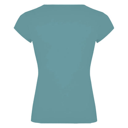 Dusty Blue - Back - Roly Womens-Ladies Belice T-Shirt