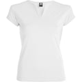 White - Front - Roly Womens-Ladies Belice T-Shirt