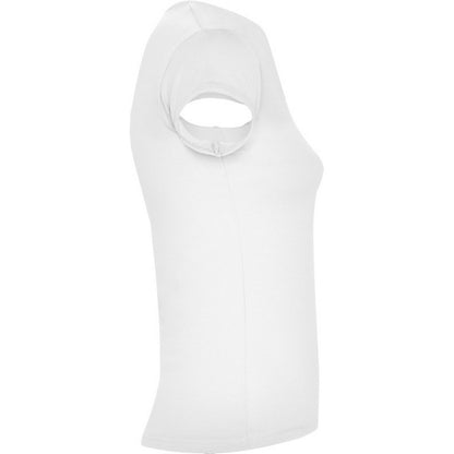 White - Side - Roly Womens-Ladies Belice T-Shirt