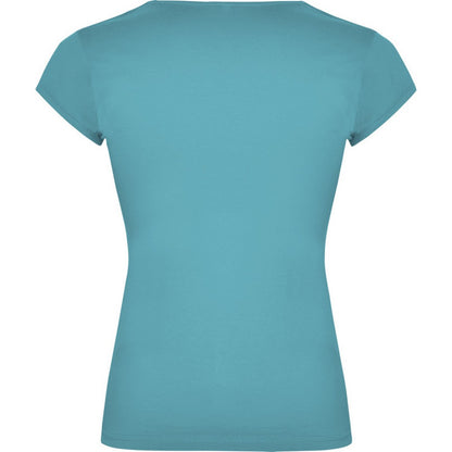 Turquoise - Back - Roly Womens-Ladies Belice T-Shirt