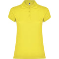 Yellow - Front - Roly Womens-Ladies Star Polo Shirt