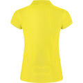 Yellow - Back - Roly Womens-Ladies Star Polo Shirt